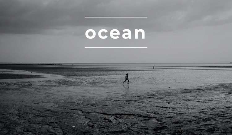 Endless ocean Website Mockup