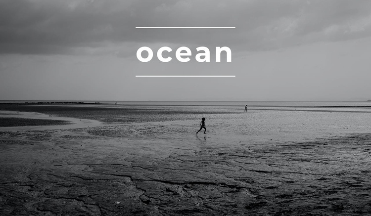 Endless ocean Website Template