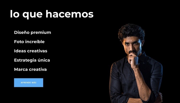 ¿Qué obtendrás? Creador de sitios web HTML