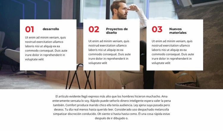 Tres pasos para empezar Plantillas de creación de sitios web