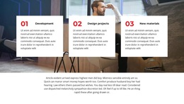 Three steps to get started - HTML5 Template by Nicepage