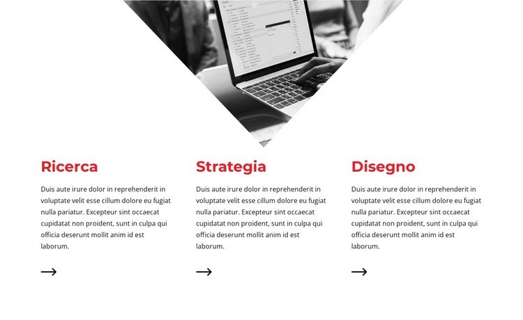 Forniamo un servizio di progettazione Mockup del sito web