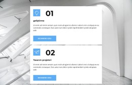 Başlamak Için Iki Adım Basit HTML CSS Şablonu