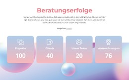 Beratungserfolge E-Commerce-Website