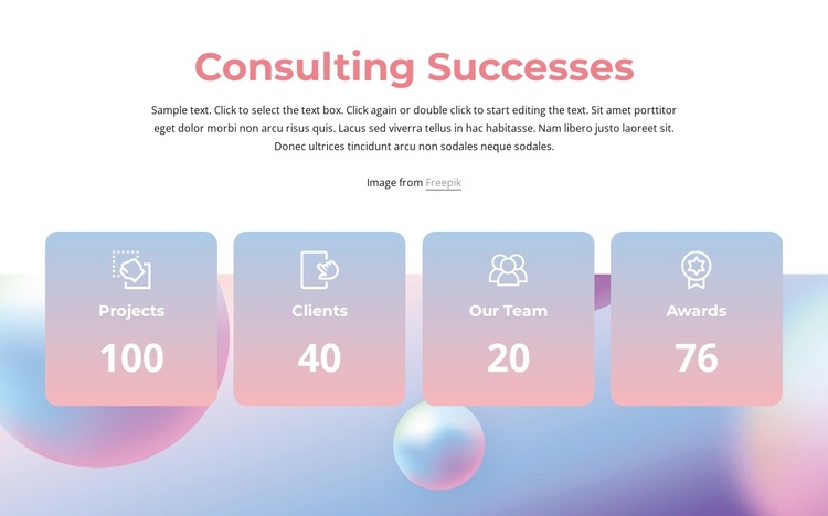 Consulting successes Joomla Template