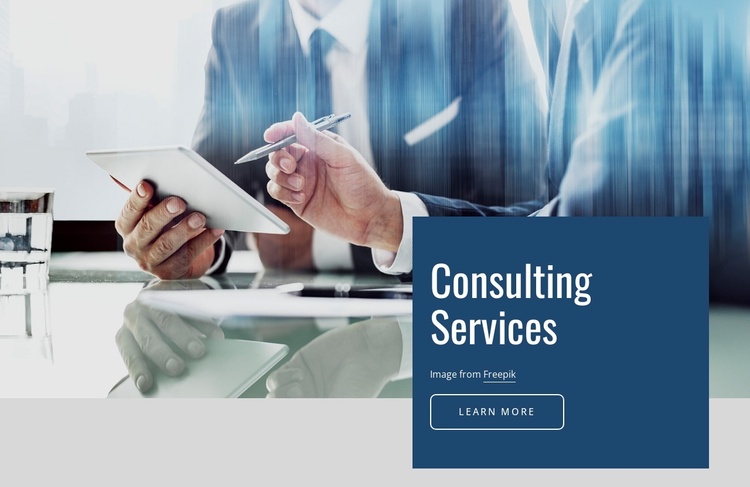 Consultancy services in Europe Joomla Template