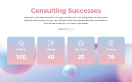 Consulting Successes - Static Website Template