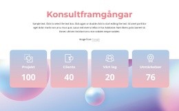 Konsultframgångar E-Handelswebbplats