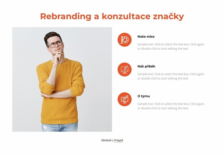 Rebrandingové projekty Webový design