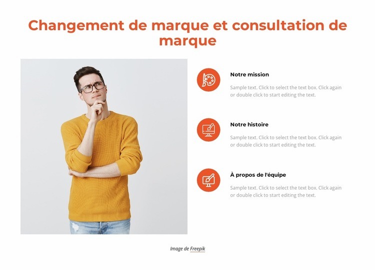 Projets de rebranding Conception de site Web