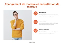 Projets De Rebranding – Modèle De Création De Site Web