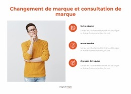 Projets De Rebranding - Modèle Professionnel Personnalisable D'Une Page