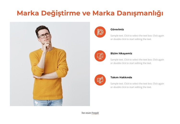 Yeniden markalaşma projeleri Web Sitesi Oluşturucu Şablonları