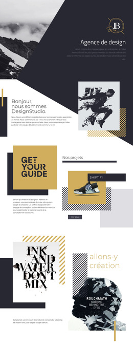 Meilleure Équipe Pour L'Agence De Design - Thème De Site Web Prêt
