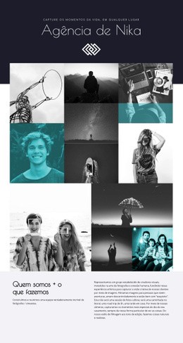 Agência De Nika - Modelo HTML5 Moderno