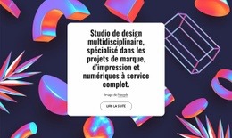 Studio De Design Multidisciplinaire À Londres – Meilleure Conception De Site Web