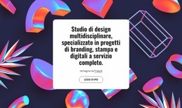 Studio Di Design Multidisciplinare A Londra - Modello Di Sito Web Gratuito