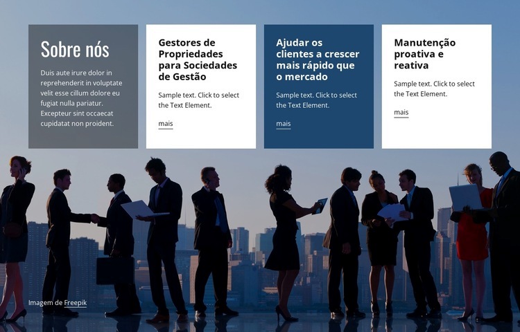 Serviços de consultoria para transformar seu negócio Design do site