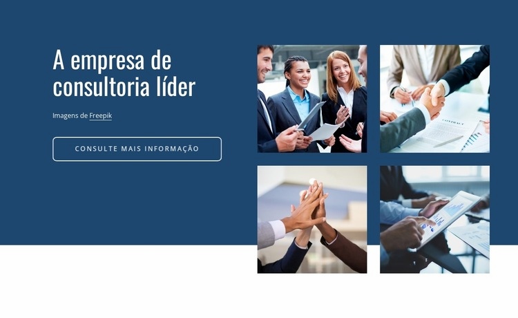 Oferecemos consultoria financeira Design do site