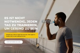 Tägliches Training Im Sportverein – Professionelles Joomla-Template