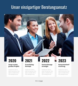 Unser Einzigartiger Beratungsansatz - Benutzerfreundliche Joomla-Vorlage