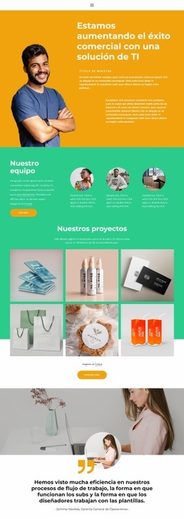 Inmersión En Procesos - HTML Web Page Builder