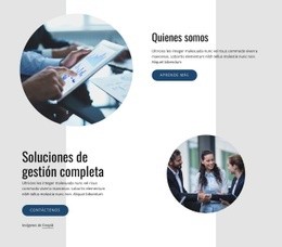 Soluciones De Gestión Completa - Create HTML Page Online