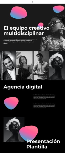 Creatividad En El Arte: Plantilla Web Moderna