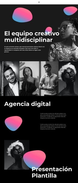 Creatividad En El Arte - Plantilla Html De Una Página