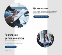 Superbe Conception Web Pour Solutions De Gestion Complètes