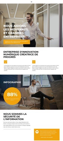 Coopération Fructueuse – Maquette De Site Web Prête À L'Emploi