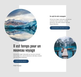 Nouveau Voyage - Modèle HTML5