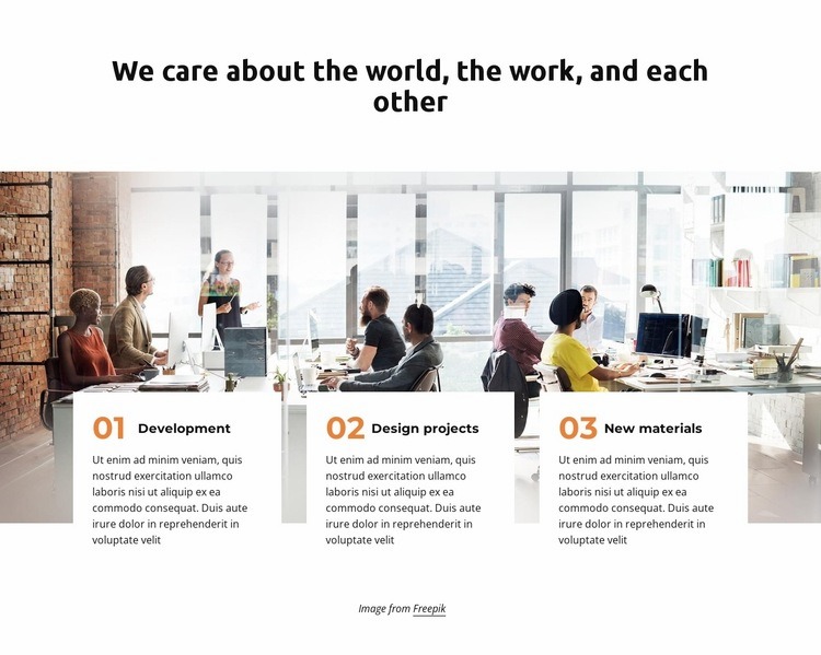 Design and development company Homepage Design