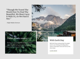 You Can Reconnect With Nature - Web Development Template