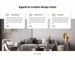 Egyedi És Eredeti Design Stílus - Egyedi Webhelytervezés