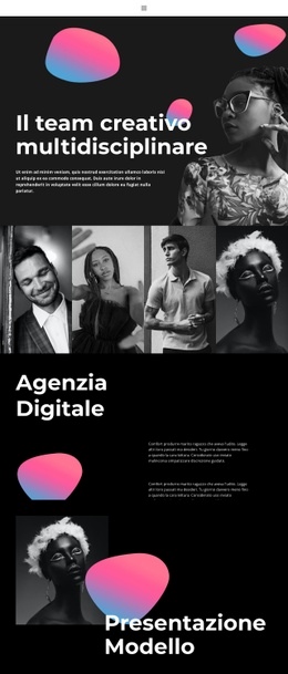 Generatore Di Siti Web Esclusivo Per La Creatività Nell'Art