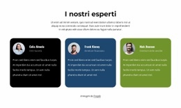 Testimonianze Di Esperti - HTML Web Page Builder