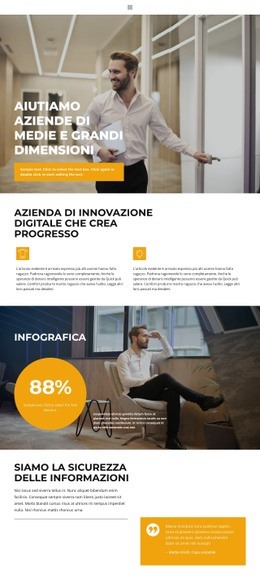 Cooperazione Redditizia - Mockup Di Sito Web Pronto Per L'Uso