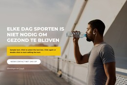 Dagelijkse Training Sportclub - HTML-Sjabloon Downloaden