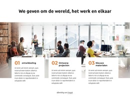 Lay-Outfunctionaliteit Voor Ontwerp- En Ontwikkelingsbedrijf