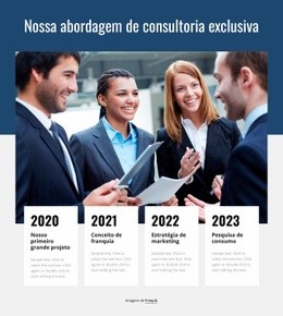 Nossa Abordagem Exclusiva De Consultoria - HTML Template Builder