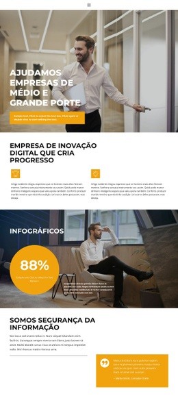 Cooperação Lucrativa -Maquete De Site Pronta Para Usar