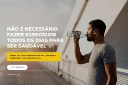 Clube Esportivo De Treinamento Diário - Modelos De Design De Site