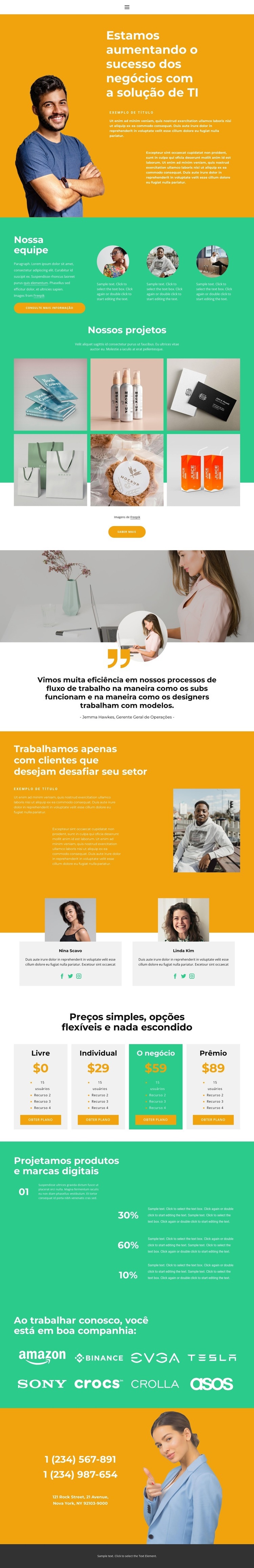 Imersão em processos Landing Page