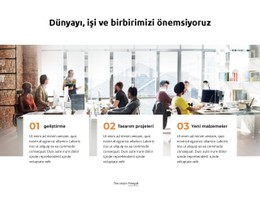 Tasarım Ve Geliştirme Şirketi Için Duyarlı HTML5