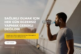 Günlük Antrenman Spor Kulübü - Profesyonel Joomla Şablonu