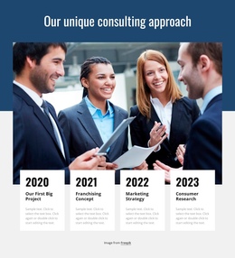 Our Unique Consulting Approach Website Creator