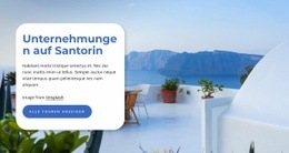 Pauschalreisen Santorini Eine Seitenvorlage