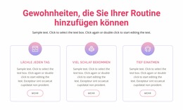 Gewohnheiten, Die Sie Ihrer Routine Hinzufügen Können – Joomla-Template Kostenlos Responsive