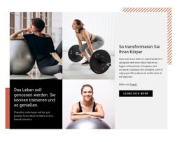 Beginne Regelmäßig Ins Fitnessstudio Zu Gehen - Website-Design